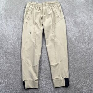 Under Armour Womens Unstoppable Jogger Beige Khaki Pants 1376926 Size Medium NEW